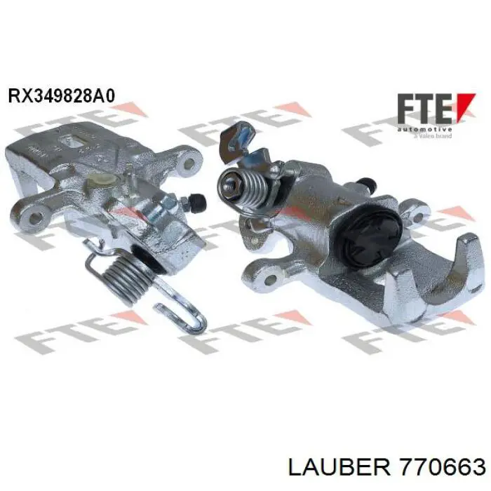 Купить 770663 Lauber Суппорт задний правый