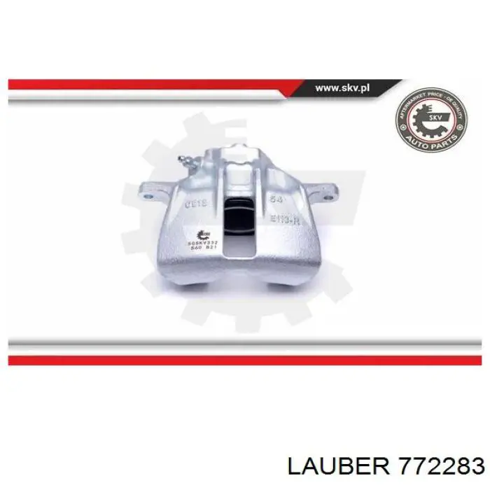 772283 Lauber Суппорт тормозной, передний, правый