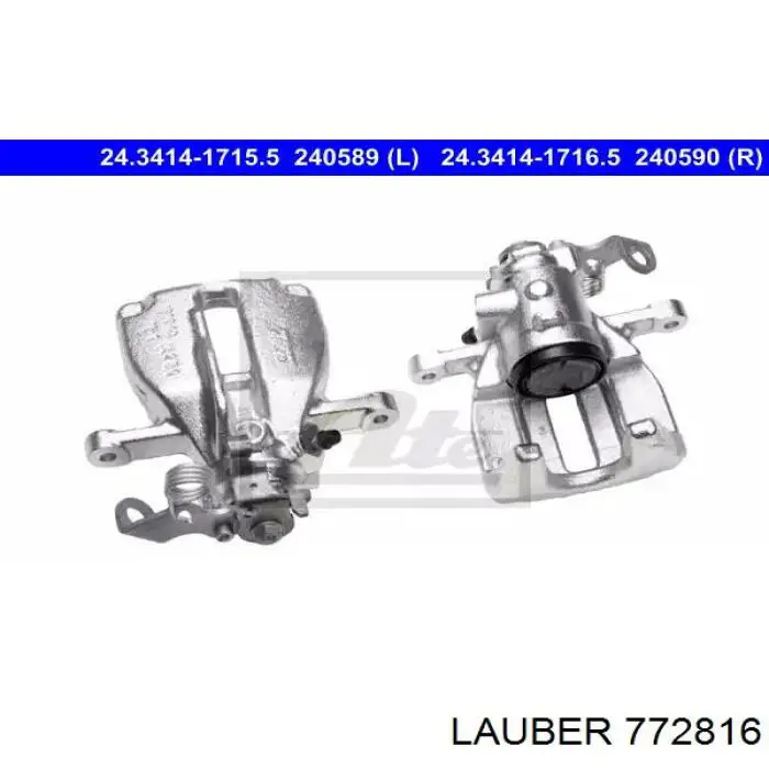 Купить 772816 Lauber Суппорт задний левый