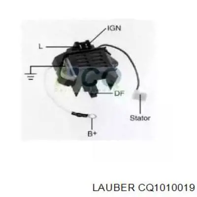 CQ1010019 Lauber реле-регулятор генератора (реле зарядки)