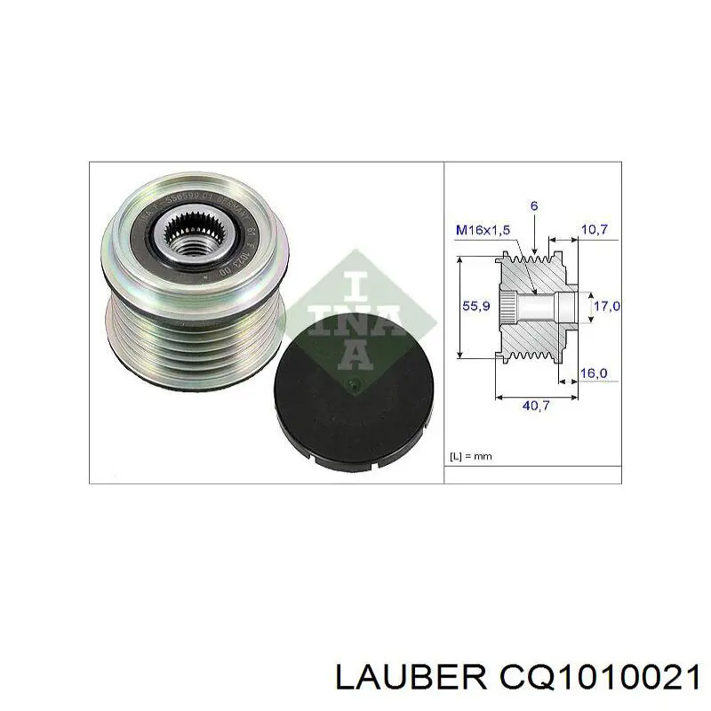 CQ1010021 Lauber реле-регулятор генератора (реле зарядки)