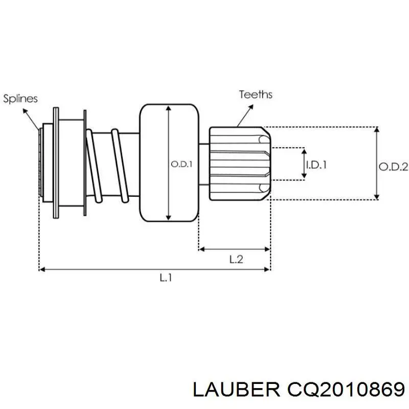 Бендикс стартера Volkswagen Vento 
