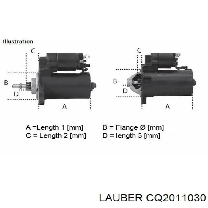 Купить CQ2011030 Lauber Шестерня стартера