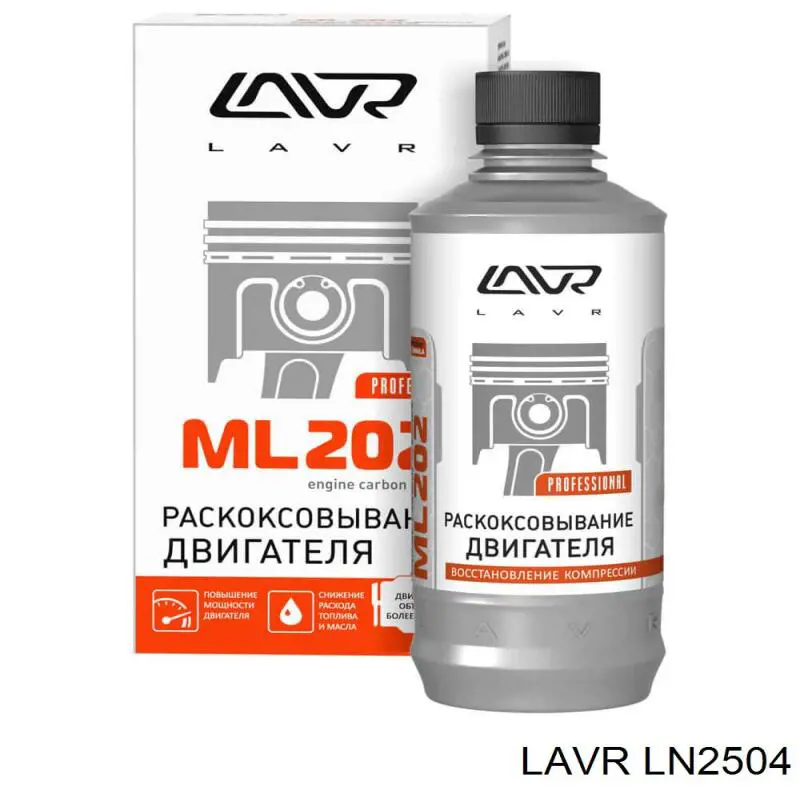 LN2504 Lavr очиститель масляной системы Очистители масляной системы, 0.33л