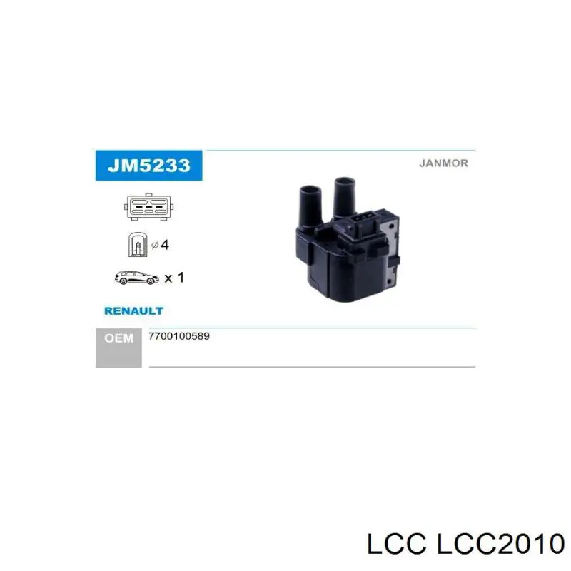 Катушка LCC LCC2010