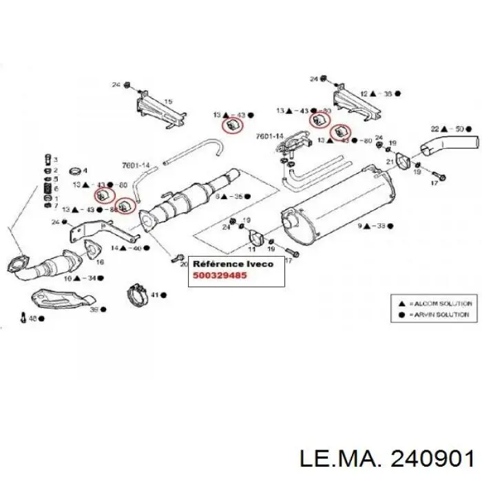 Подушка крепления глушителя Le.ma. 240901 цена, от 2.80 USD