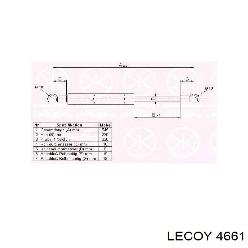 Тяга газа Lecoy 4661 цена, от 8.25 USD