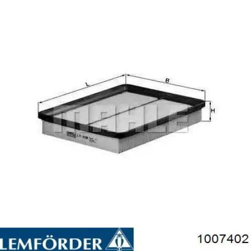 Рулевой наконечник 1007402 Lemforder