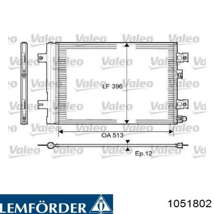 Нижняя шаровая опора 1051802 Lemforder