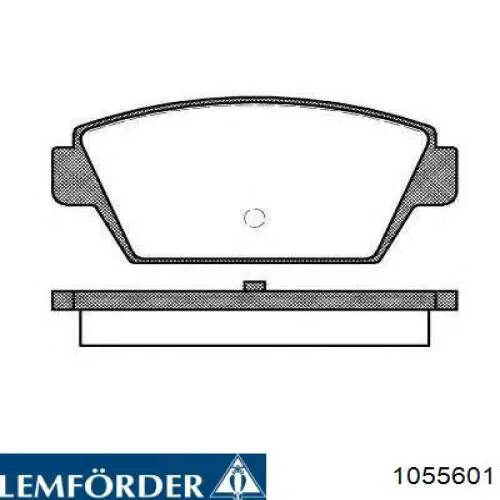 Сайлентблок переднего верхнего рычага 1055601 Lemforder