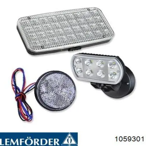Правая рулевая тяга в сборе  Lemforder 1059301