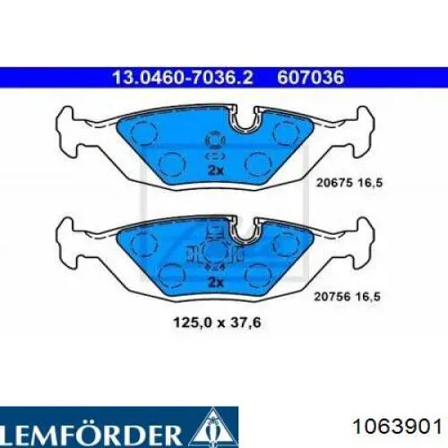Купить 1063901 Lemforder Сайлентблок задней балки