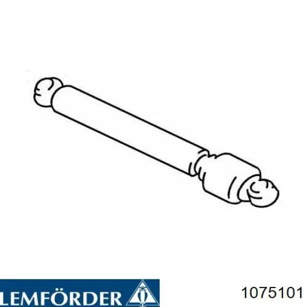1075101 Lemforder амортизатор рулевого механизма (демпфер)