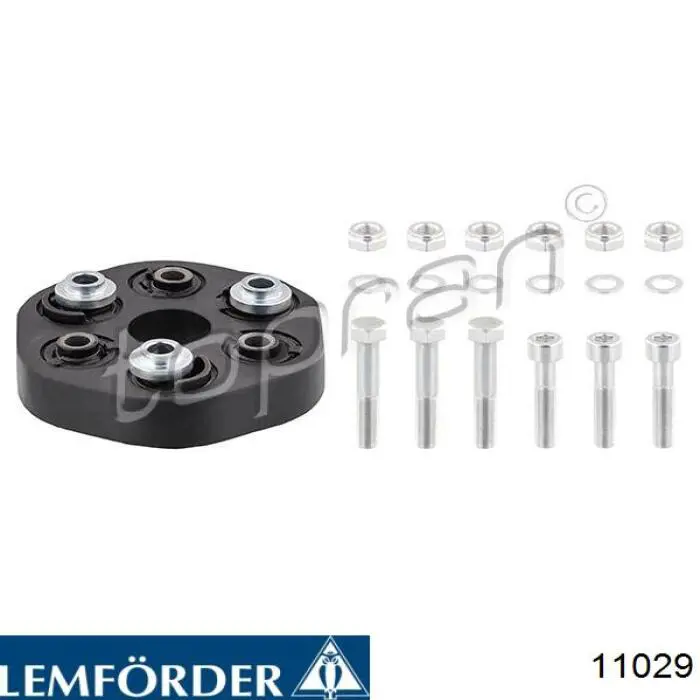 11029 Lemforder Резиновая упругая муфта кардана передняя