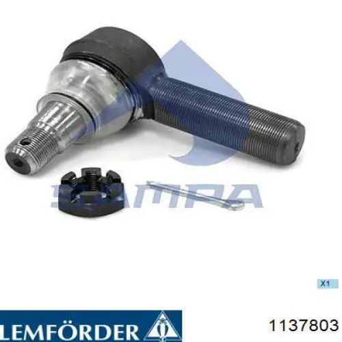 Наконечник поперечной рулевой тяги Lemforder 1137803 цена, от 18.39 USD