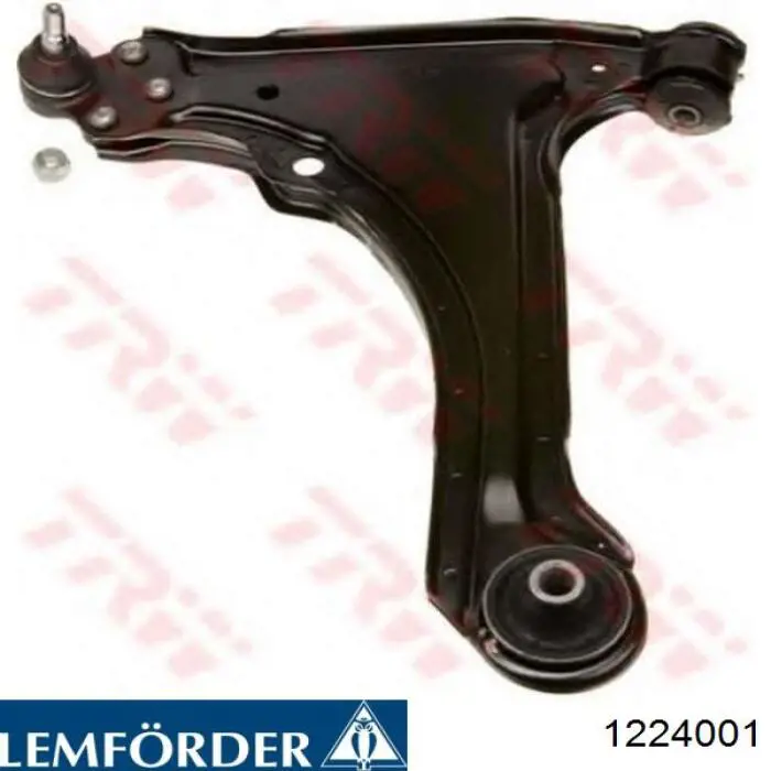 Левый рычаг передней нижней подвески Lemforder 1224001 цена, от 36.36 USD