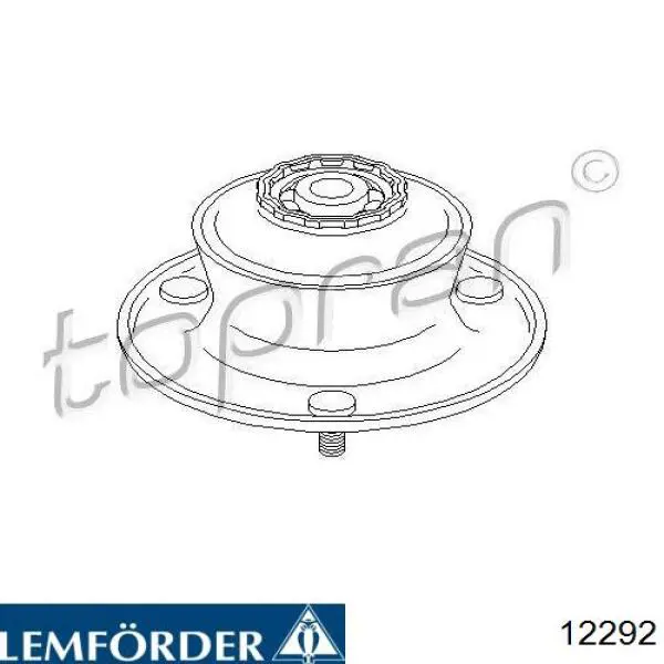 Опора переднего амортизатора 12292 Lemforder