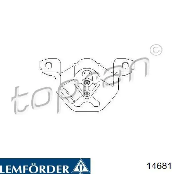 14681 Lemforder Подушка (опора) двигателя, левая