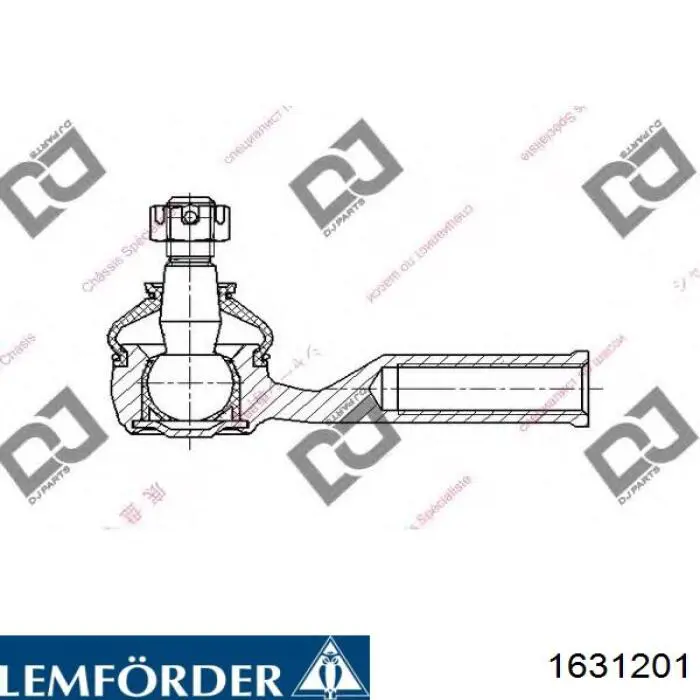 Рулевой наконечник 1631201 Lemforder