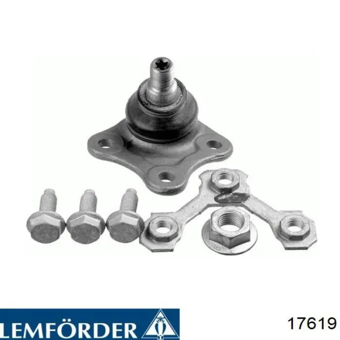 Нижняя левая шаровая опора Lemforder 17619 цена, от 13.64 USD