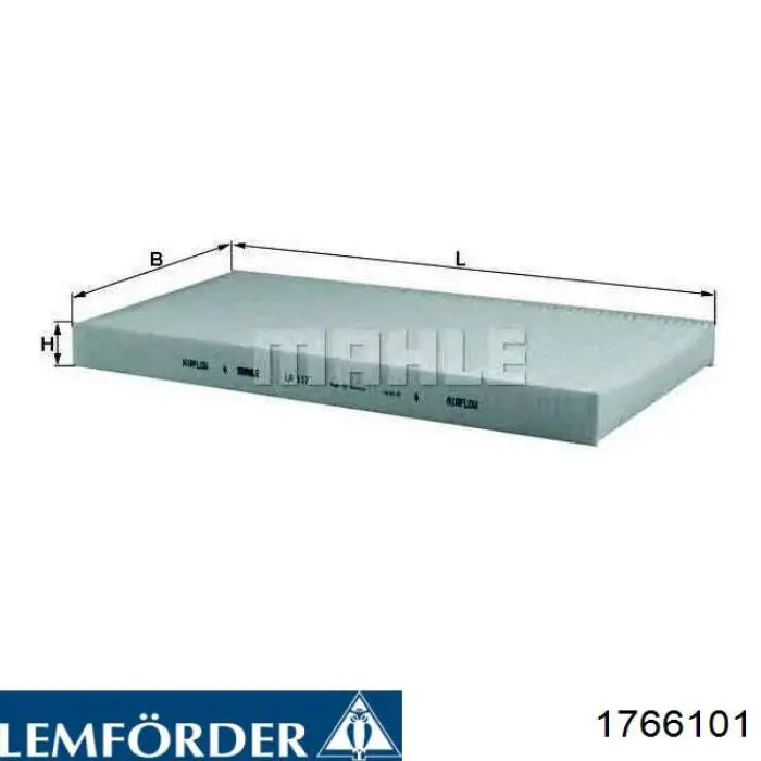 1766101 Lemforder Сайлентблок верхней передней подвески