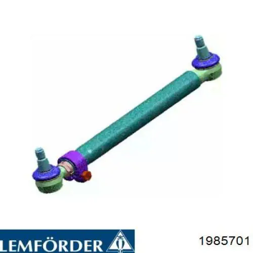 1985701 Lemforder tração de direção de suspensão dianteira longitudinal