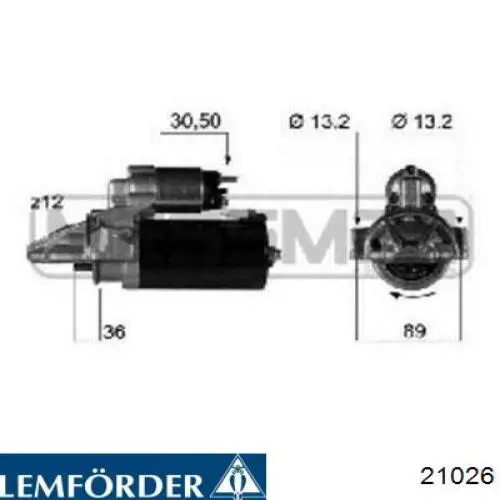 Опора амортизатора заднего 21026 Lemforder
