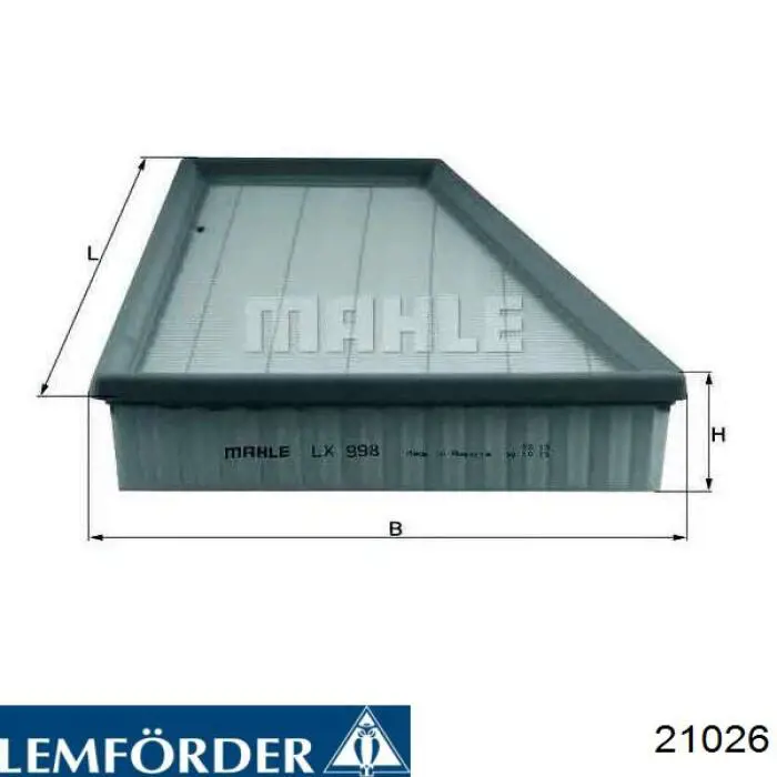 Опора заднего амортизатора Lemforder 21026 цена, от 17.81 USD