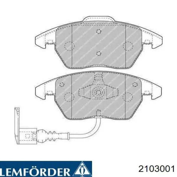 Купить 2103001 Lemforder Рычаг передней подвески верхний левый