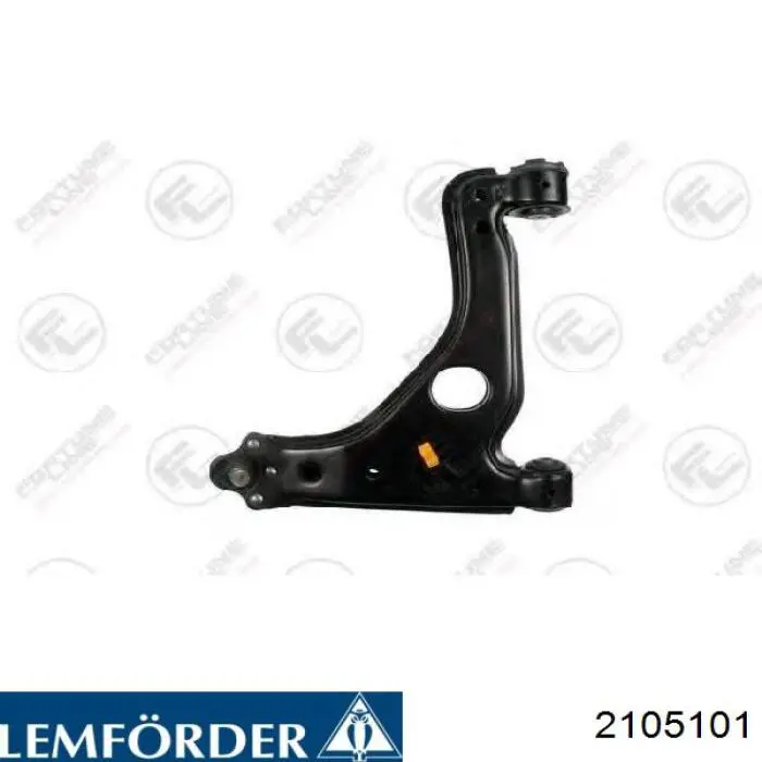 Правый рычаг передней нижней подвески Lemforder 2105101 цена, от 36.38 USD