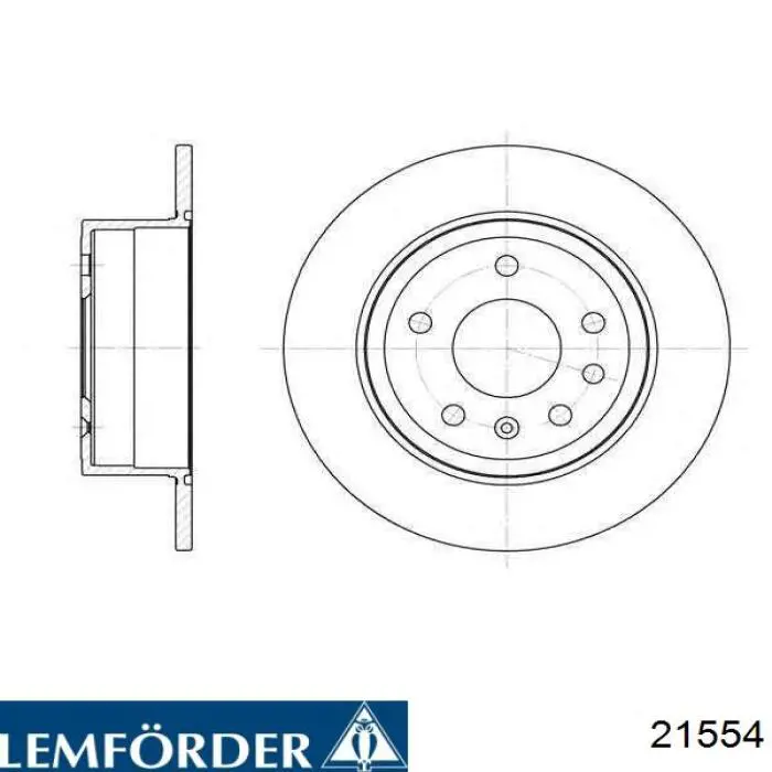 Купить 21554 Lemforder Солдатик стабилизатора, переднего, левый