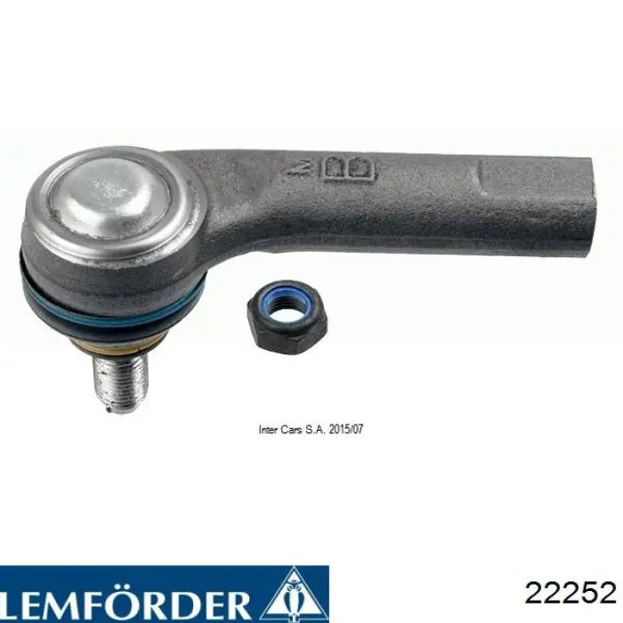 22252 Lemforder наконечник рулевой тяги внешний