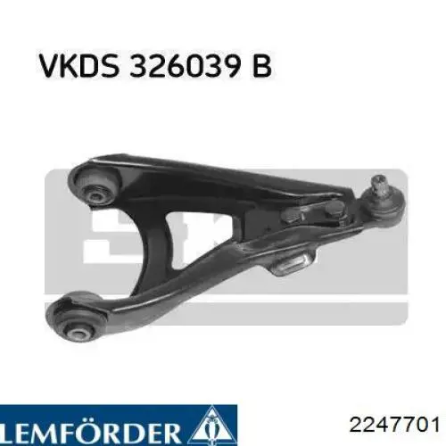 Купить 2247701 Lemforder Сайлентблок нижний передней подвески