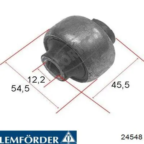 Сайлентблок переднего рычага 24548 Lemforder
