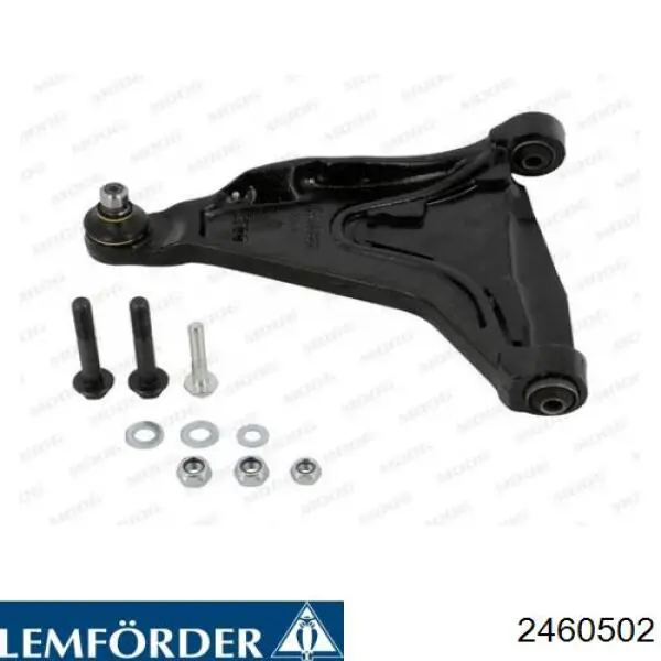 Левый рычаг передней нижней подвески Lemforder 2460502 цена, от 70.19 USD