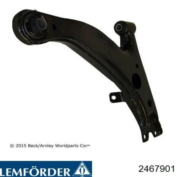 Левый рычаг передней нижней подвески Lemforder 2467901 цена, от 37.13 USD