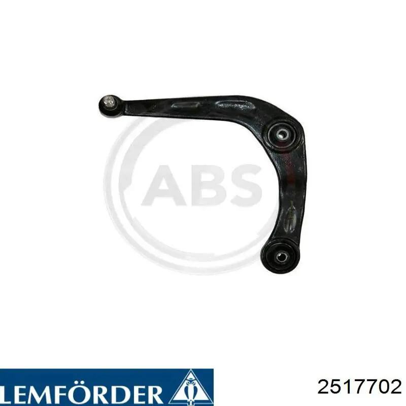 Левый рычаг передней нижней подвески Lemforder 2517702 цена, от 60.31 USD