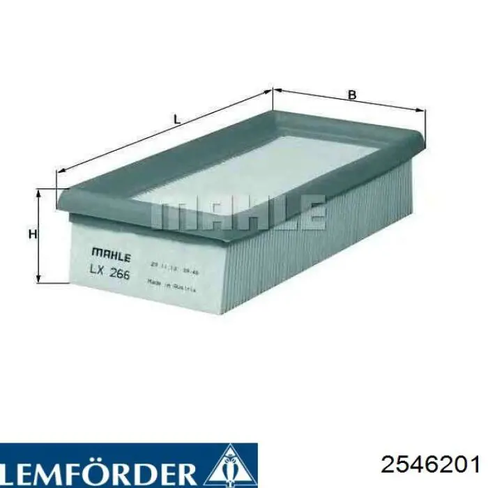 2546201 Lemforder Наружный наконечник рулевой тяги