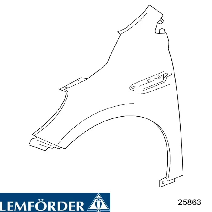Купить 25863 Lemforder Наконечник рулевой тяги, внешний