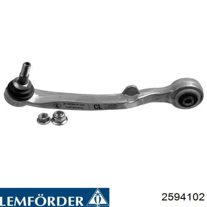2594102 Lemforder Рычаг передней подвески нижний левый