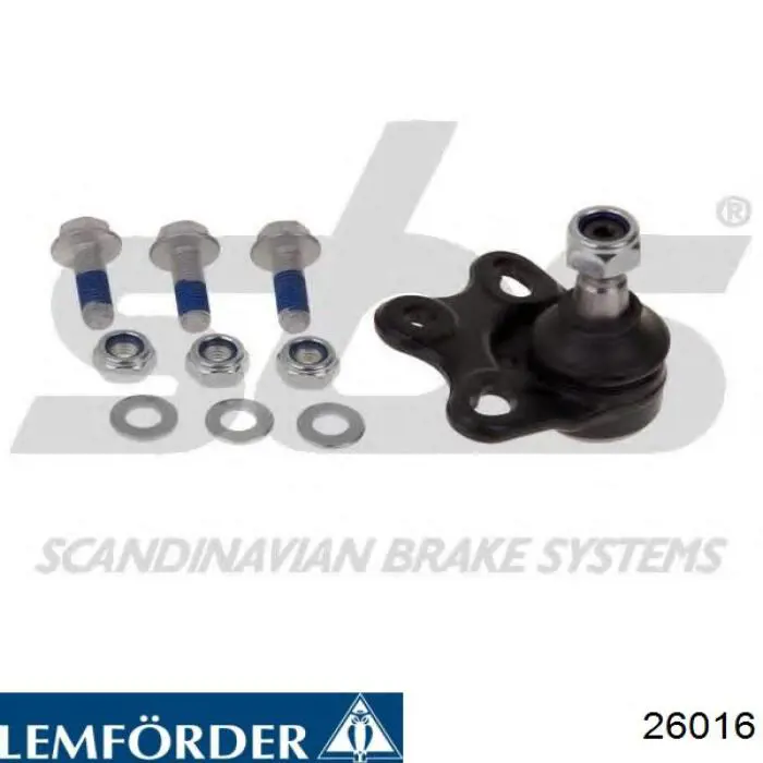 26016 Lemforder Палец шаровой нижний