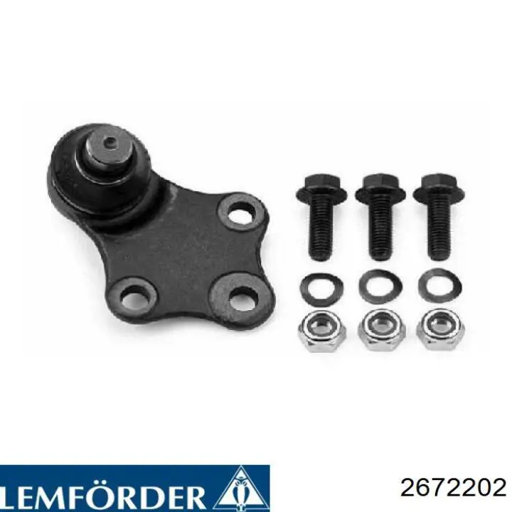Шаровая опора, нижняя Lemforder 2672202 цена, от 8.31 USD