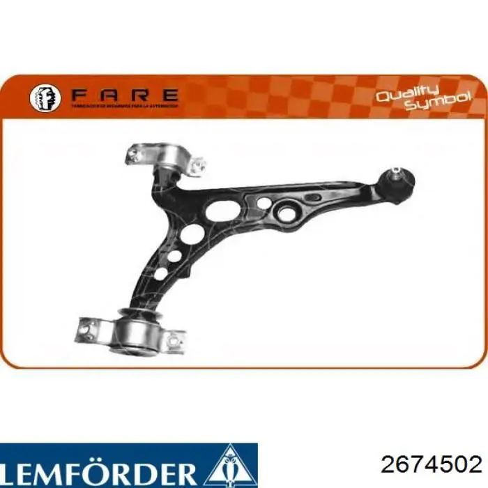 Передний нижний рычаг Lemforder 2674502