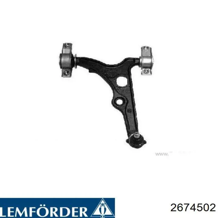 Купить 2674502 Lemforder Нижний правый рычаг передней подвески
