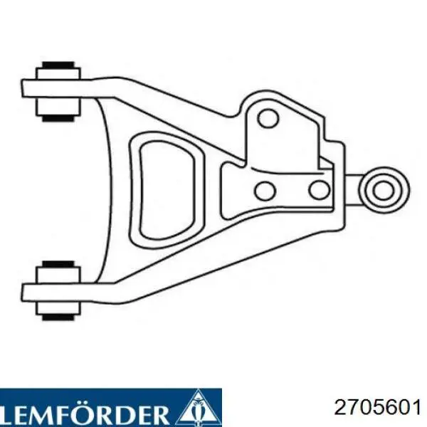 Рычаг передней подвески левый 2705601 Lemforder
