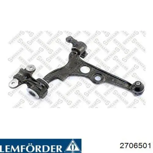 Левый рычаг передней нижней подвески Lemforder 2706501 цена, от 86.53 USD