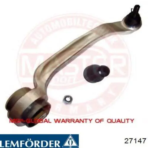 Правый рычаг передней нижней подвески Lemforder 27147 цена, от 63.56 USD