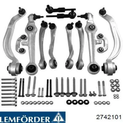 Комплект рычагов передней подвески Lemforder 2742101 цена, от 527.83 USD