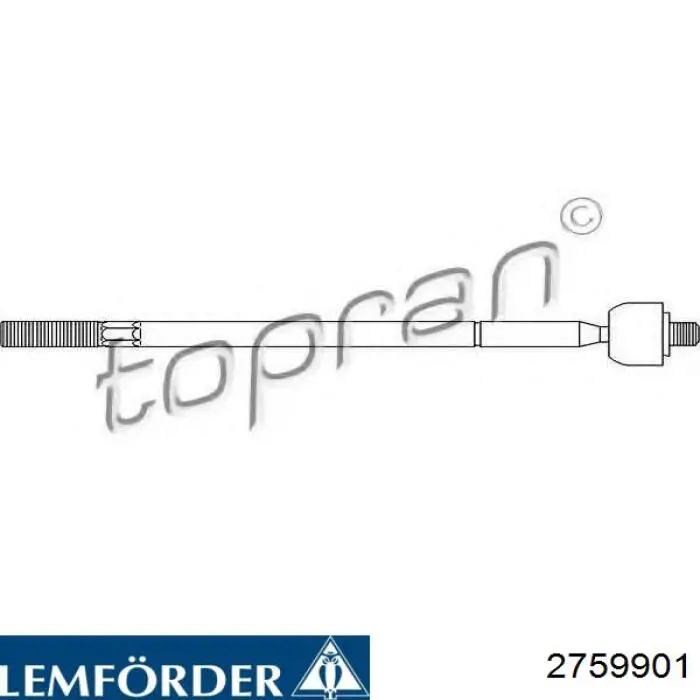 Купить 2759901 Lemforder Тяга рулевая левая