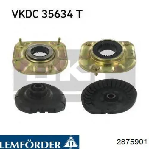 Купить 2875901 Lemforder Опора переднего амортизатора